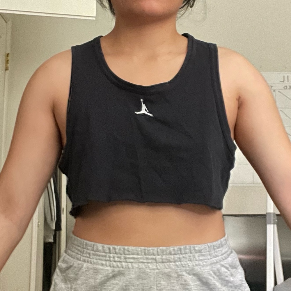 Black crop top